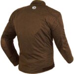 Ebakbak  Motosiklet Montu Omuz Dirsek Sırt Ful Korumalı Dört Mevsim Pamuk Balmumu Kumaş Kahverengi - Görsel 2