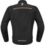 Ebakbak Motosiklet Montu Yazlık Full Korumalı File Kumaş Black Gold Mont - Görsel 2