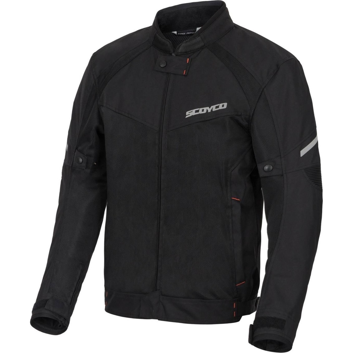 110000500831783.jpg Ebakbak Motosiklet Yazlık File Mont Full Korumalı Kanvas Kumaş Görünmez Reflektör Logo Motor Montu Siyah - Görsel 1