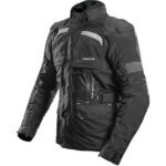 Ebakbak Motosiklet Montu Uzun Model 4 Mevsim Full Korumalı Maxdura Kumaş Aırbag Toruıng Mont Siyah