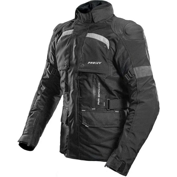 110000502334613.jpg Ebakbak Motosiklet Montu Uzun Model 4 Mevsim Full Korumalı Maxdura Kumaş Aırbag Toruıng Mont Siyah - Görsel 1