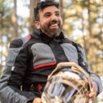 Ebakbak  Motosiklet Montu Uzun Model 4 Mevsim Full Korumalı Maxdura Kumaş Aırbag Toruıng Mont Gri - Görsel 2