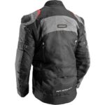 Ebakbak  Motosiklet Montu Uzun Model 4 Mevsim Full Korumalı Maxdura Kumaş Aırbag Toruıng Mont Gri - Görsel 3