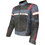 Ebakbak Motosiklet Montu 4 Mevsim Maxdura Kumaş File Çok Foksiyonlu Cepler Motor Mont Rature Blue