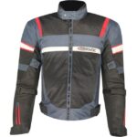 Ebakbak Motosiklet Montu 4 Mevsim Maxdura Kumaş File Çok Foksiyonlu Cepler Motor Mont Rature Blue - Görsel 2