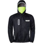 Ebakbak  Motosiklet Korumalı Yağmurluk Yırtılmaz Poliamid Membran Kumaş Stopwater Corta Vento Yağmurluk Black ANL0590BL