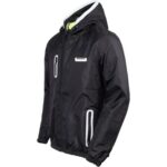 Ebakbak  Motosiklet Korumalı Yağmurluk Yırtılmaz Poliamid Membran Kumaş Stopwater Corta Vento Yağmurluk Black ANL0590BL - Görsel 4