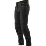 Ebakbak  Motosiklet Pantolonu Likralı Esnek Kumaş Korumalı Kevlar Kot Motor Pantolon Jean Siyah