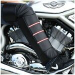 Ebakbak  Motosiklet Bacak Koruyucu Deri Reflektörlü Soğuktan Korumalı Suya Dayanıklı Motor Bacak Koruyucu - Görsel 4