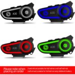 Motosiklet Bluetooth Kask Kulaklık Interkom, 2800MAH, Bluetooth 5.2, Su Geçirmez Intercom 3 LED Işık - Görsel 4