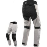 Ebakbak  Motosiklet Pantolonu Korumalı Yazlık Aşınmaya Dirençli Kumaş Yan Destek Pedi Motor Pantolon Beyaz - Görsel 2