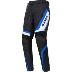 110000516345569.jpg Ebakbak Motosiklet Korumalı Kışlık Paltolon Maxdura 600-D Kumaş Su ve Rüzgar Geçirmez Mavi Paltolon - Görsel 1