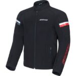 Ebakbak Motosiklet 4 Mevsim Mont Deri Maxdura 600-D Kumaş Sıkma Kemerli Ce Onaylı Koruma Motor Montu