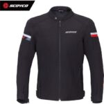 Ebakbak Motosiklet 4 Mevsim Mont Deri Maxdura 600-D Kumaş Sıkma Kemerli Ce Onaylı Koruma Motor Montu - Görsel 2