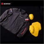 Ebakbak Motosiklet 4 Mevsim Mont Deri Maxdura 600-D Kumaş Sıkma Kemerli Ce Onaylı Koruma Motor Montu - Görsel 3