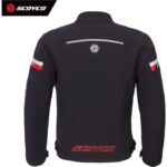 Ebakbak Motosiklet 4 Mevsim Mont Deri Maxdura 600-D Kumaş Sıkma Kemerli Ce Onaylı Koruma Motor Montu - Görsel 5