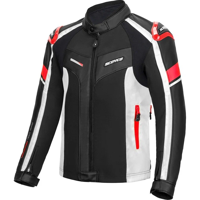 110000523915342.jpg Scoyco JK152 4 Mevsim Motosiklet Montu Kırmızı - Görsel 1