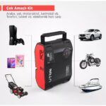 Ütraı Utraı Jstar 5 24000MAH 2000A Jump Starter Taşınabilir Akü Takviye Cihazı + Lastik Şişirme Hava Kompresörü ( Çanta + LCD Ekran + Powerbank + LED Lamba) - Görsel 6