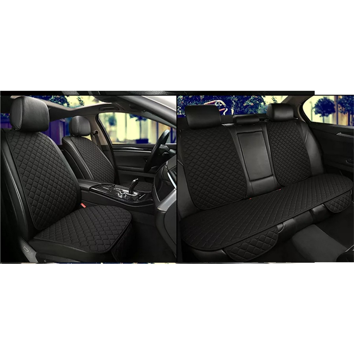 110000567659688.jpg Ecarteks Ergonomik Terletmez 7 Parça Tam Set Seti Kumaş - Görsel 1