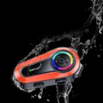 Mioji Mio 120 2x RGB 1000mAh IPX6 1500m 2 Kişilik Kask Intercom Motosiklet Bluetooth Kulaklık - Görsel 5