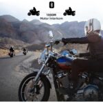 Mioji Mio 120 2x RGB 1000mAh IPX6 1500m 2 Kişilik Kask Intercom Motosiklet Bluetooth Kulaklık - Görsel 6