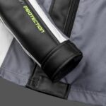 Ebakbak Motosiklet Montu Full Korumalı 4 Mevsim Pu Kaplamalı Deri ve Maxdura Kumaş Motor Mont Neon - Görsel 5