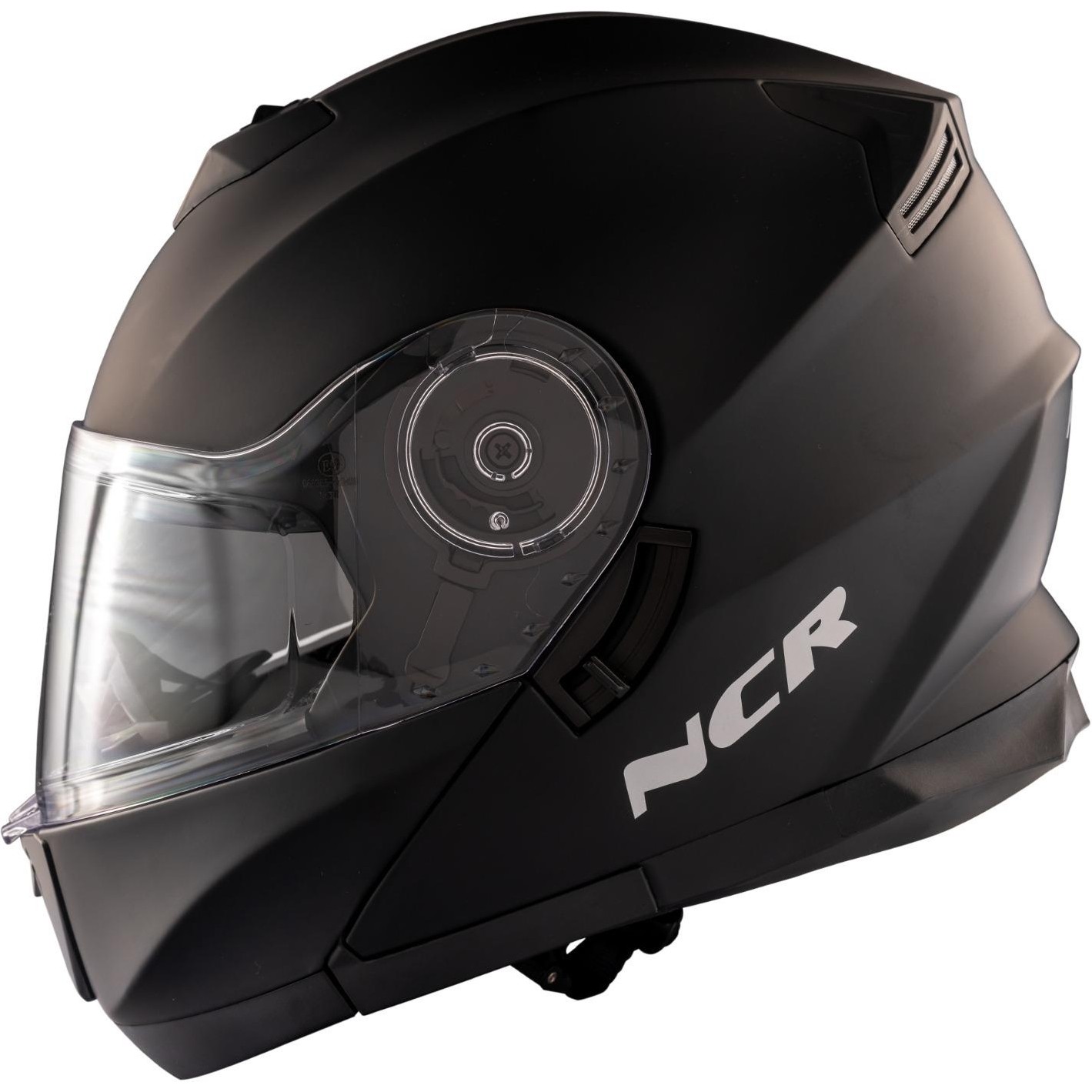 110000591995008.jpg NCR Stars Çene Açılır Mat Siyah Kask(Ece Belgeli) - Görsel 1