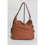 Çanta Trend Kadın Mega Kadın Yıkama Suni Deri Omuz ve Sırt Çantası - Görsel 2