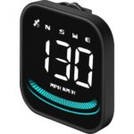 Gplus G4 Hud Elektronik Yön Pusulalı Gps Uydu Tarayıcılı Çift Alarmlı 6 Renk Işık Efektli Hayalet Ekran Hız Göstergesi