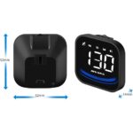 Gplus G4 Hud Elektronik Yön Pusulalı Gps Uydu Tarayıcılı Çift Alarmlı 6 Renk Işık Efektli Hayalet Ekran Hız Göstergesi - Görsel 4