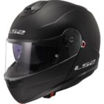 Ls2 Strobe 2 Çene Açılır Mat Siyah Kask - Görsel 2