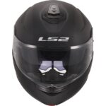 Ls2 Strobe 2 Çene Açılır Mat Siyah Kask - Görsel 4