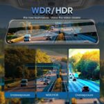 Wevolt Premium MB-5200 Wifi Ultra Hd 4K 10 Inç Ayna Kamera (Wifi+Gps+Türkçe Menü) Çift Kameralı Araç Kamera - Görsel 5