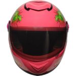 Ebakbak Motosiklet ve Bisiklet Çocuk Kaskı Full Face Pp Material Abs Çocuk Kask Dino Pembe