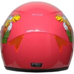 Ebakbak Motosiklet ve Bisiklet Çocuk Kaskı Full Face Pp Material Abs Çocuk Kask Dino Pembe - Görsel 3