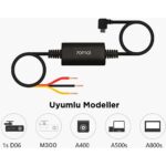 70mai UP02 Park Gözetim Modu Kablosu Up02 A800 /A500s / D07/ D08 / D05 Hardware Kit - Görsel 4