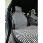 Meka Part Oto Kilim 2'li Oto Kilim Çizgili Füme-Beyaz Universal Kilim-Kılıf 2 Parça Ön - Görsel 2