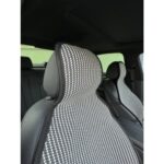 Meka Part Oto Kilim 2'li Oto Kilim Çizgili Füme-Beyaz Universal Kilim-Kılıf 2 Parça Ön - Görsel 5