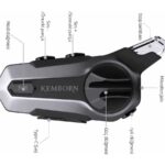 Kemborn  2 Kişilik 1Adet Evrensel Eşleşme Intercom Bluetooth 5.3 Motosiklet Kask Kulaklık Seti interkom X2 Pro. - Görsel 8
