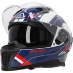 Acerbis X-Way Graphıc Kask Mavi Kırmızı