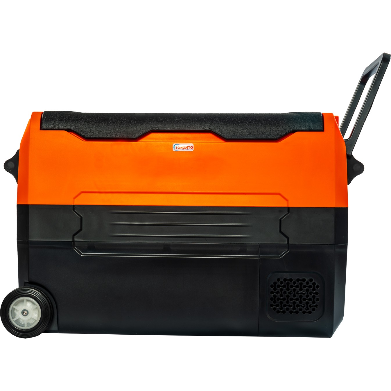 110000659024678.jpg Toronto Kompresörlü Turuncu Araç Buzdolabı 45 Litre / Taşınabilir Mini Oto Buzdolabı - Görsel 1