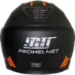 Ebakbak Motosiklet Çene Açılır Kask Güneş Vizörlü Ece 22.06 Sertifikalı Yeni Sezon Motor Kaskı V2 Turuncu - Görsel 3