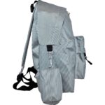 Yuga Kanvas Sırt Çantası Gri Çizgili - Görsel 2