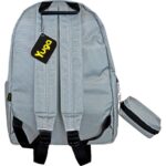 Yuga Kanvas Sırt Çantası Gri Çizgili - Görsel 3