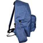 Yuga Keten Sırt Çantası Mavi - Görsel 2