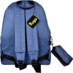 Yuga Keten Sırt Çantası Mavi - Görsel 3