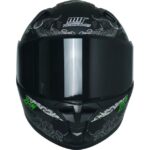 Ebakbak Motosiklet ve Bisiklet Mini Çocuk Kaskı Full Face Ce Sertifikalı Child Motor Kask Siyah - Görsel 2