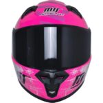 Ebakbak Motosiklet ve Bisiklet Mini Çocuk Kaskı Full Face Ce Sertifikalı Child Motor Kask Pembe - Görsel 2