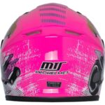 Ebakbak Motosiklet ve Bisiklet Mini Çocuk Kaskı Full Face Ce Sertifikalı Child Motor Kask Pembe - Görsel 4