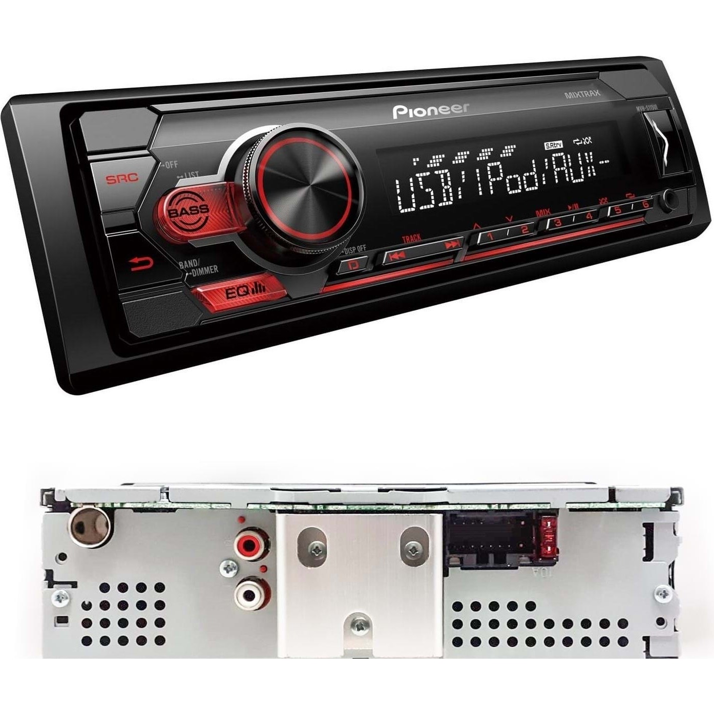 110000689419297.jpg Pıoneer MVH-S120UB Oto Teyp 4X50 Watt USB Sd Fm Aux - Görsel 1